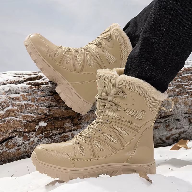 Hommes hiver hommes bottes de neige Super chaud hommes bottes de randonnée de haute qualité imperméa