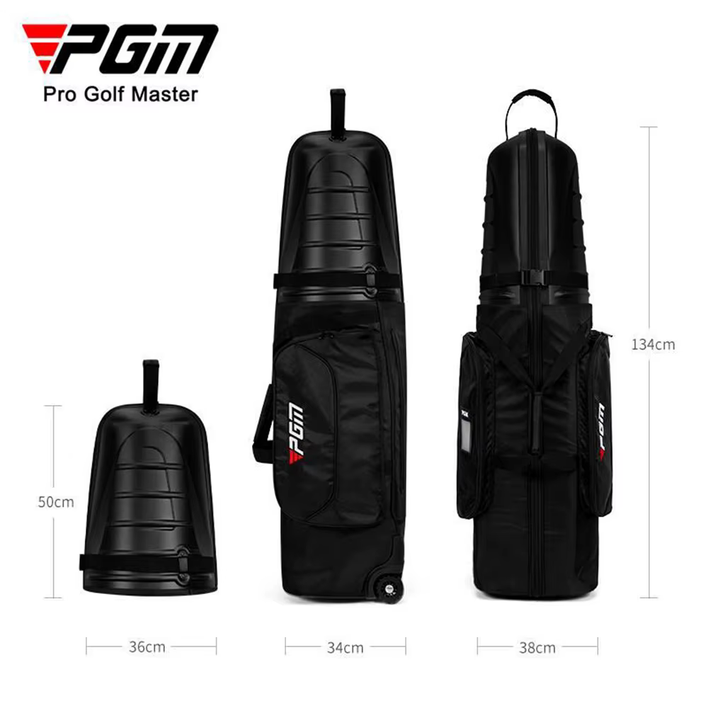Sacs de voyage de golf PGM pour les compagnies aériennes avec roulettes et coque rigide, protègent l