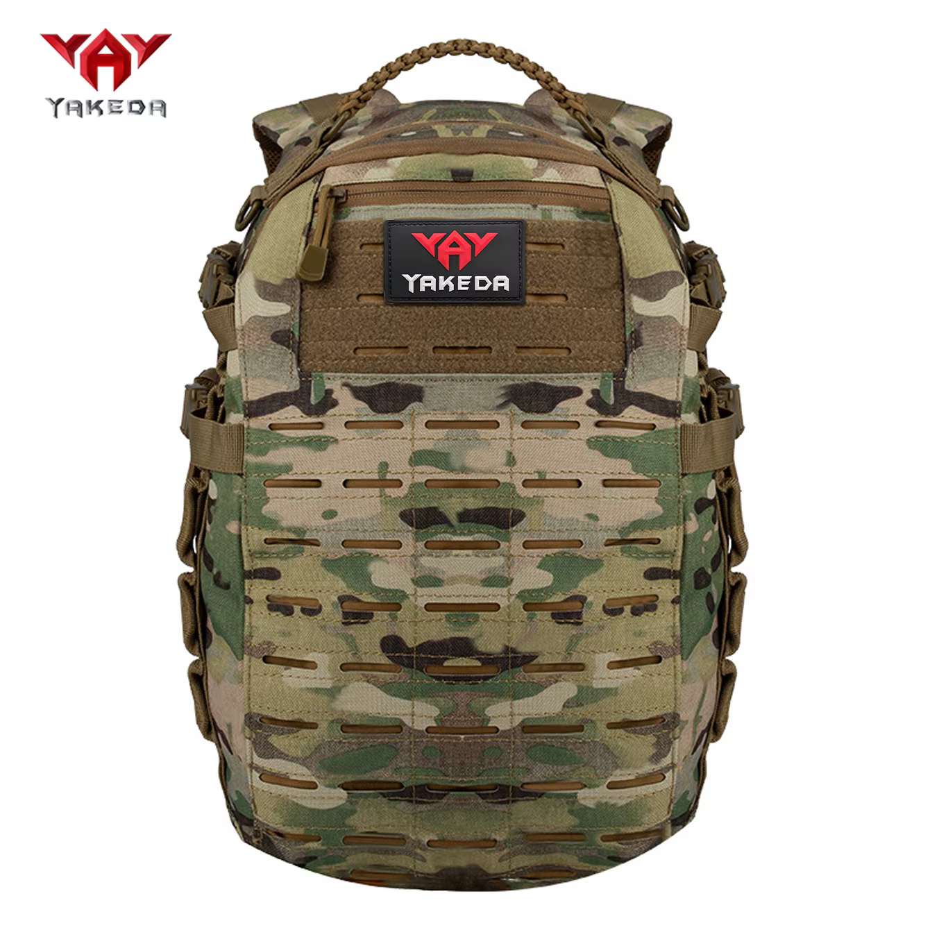 YAKEDA sac à dos extérieur grande capacité avec sangle de taille et de poitrine, bandoulière système