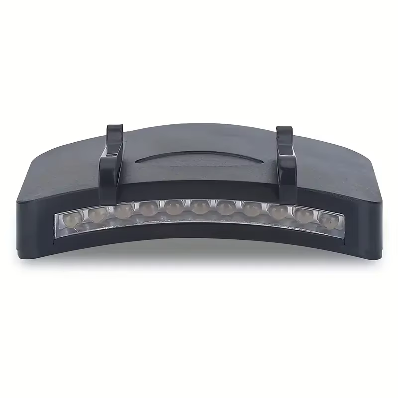 Lampe frontale LED très brillante à Clip sur chapeau, torche Portable 300LM 11, lampe de poche pour 