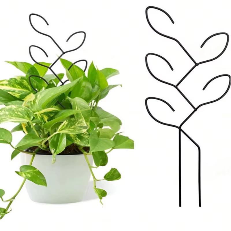 1 support créatif pour plantes en pot d'extérieur, treillis pour plantes grimpantes, support de fleu