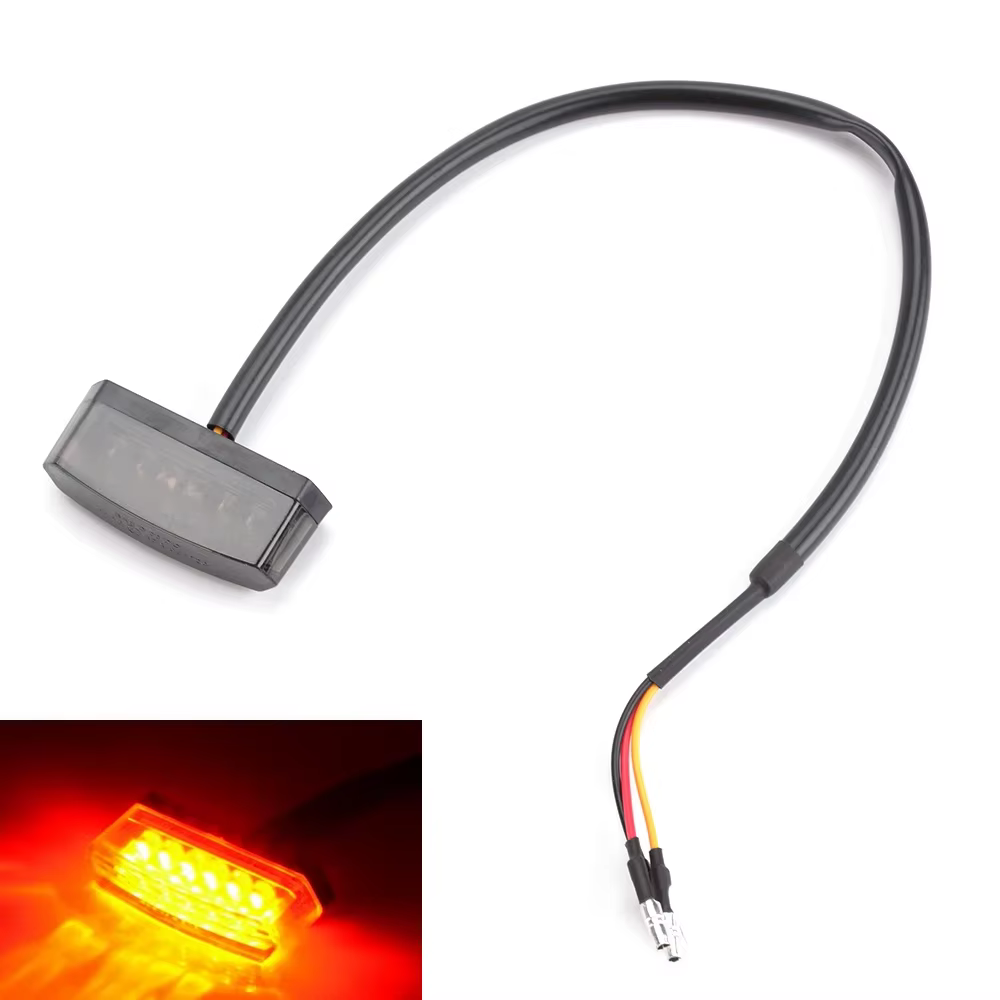 Lumière LED de Plaque d'Immatriculation, Planner, enquêter Arrière de Frein, Clignotant, Pit Bike, U