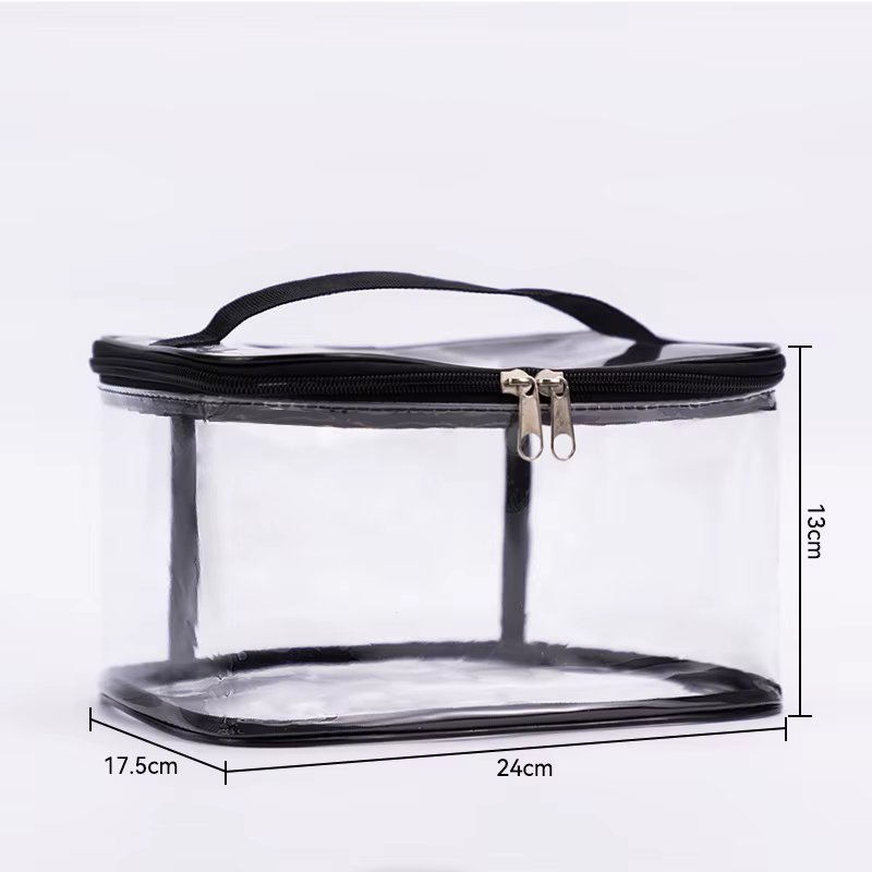 Sac de rangement transparent en maille avec fermeture éclair pour jouets, puzzle de grande capacité 