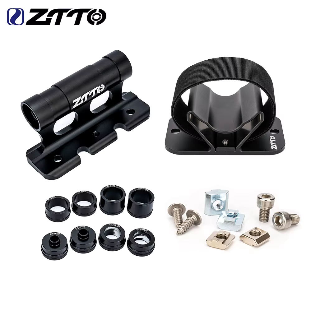 ZTTO support de fourche de vélo support de transport de voiture dégagement rapide à travers l'axe in