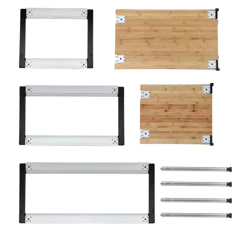 Cadre Igt extérieur Camping IGT 2/3 unité Table conseil IGT combinaison gratuite Table Barbecue en a