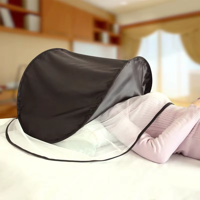 Tente frontale bloquant la lumière, tente de couchage Portable, pliable, légère et respirante, favor