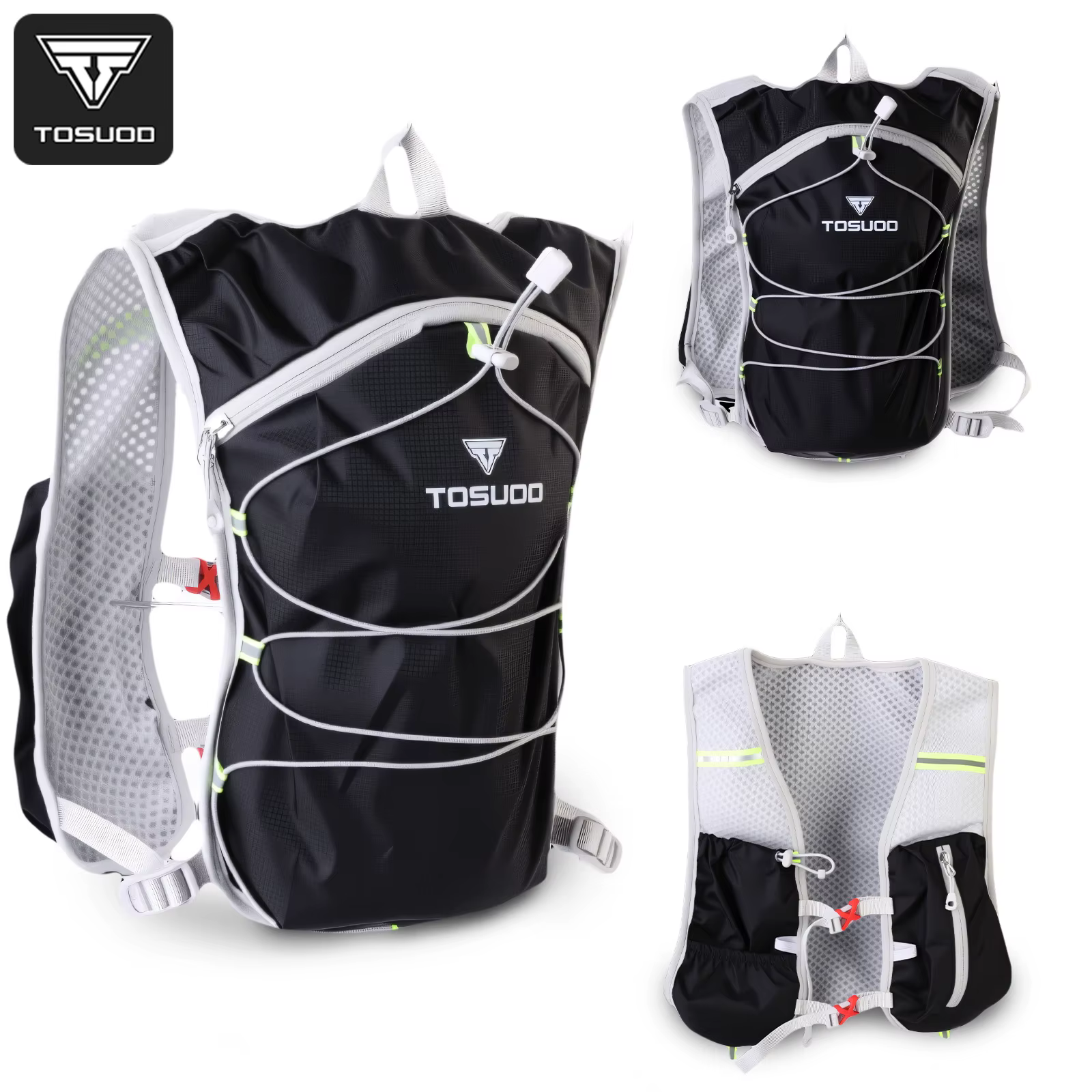 Sac à dos de trail running ultraléger pour femmes et hommes, gilet d'hydratation pour course à pied,