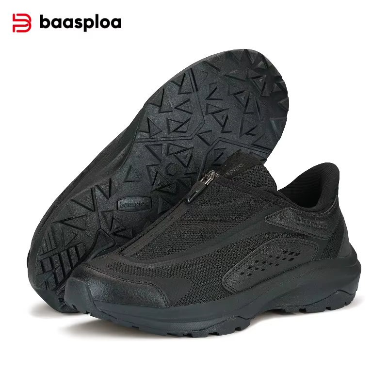 Baasploa – chaussures de randonnée en maille respirante pour hommes, baskets d'extérieur, chaussures