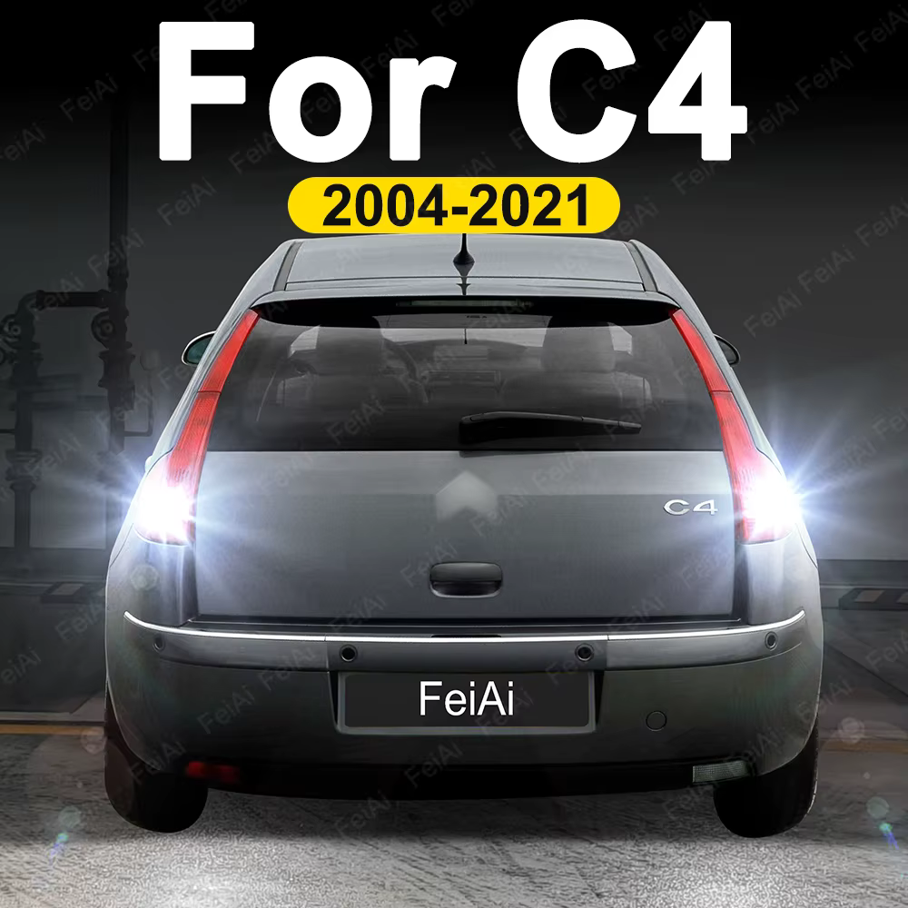 Feux de recul LED pour citroën C4, 2004, 2005, 2006, 2007, 2008, 2009, 2010, 2011, 2012, 2013, 2014,