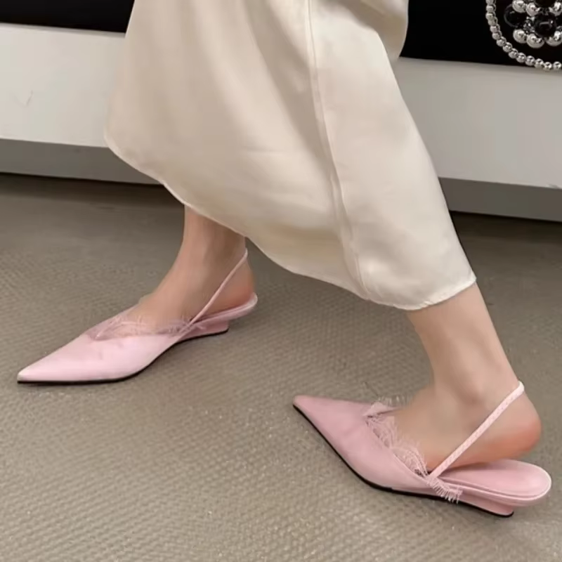 Robe de mode femmes sandales 2025 offre spéciale chaussures femme bout fermé femmes sandales bout po