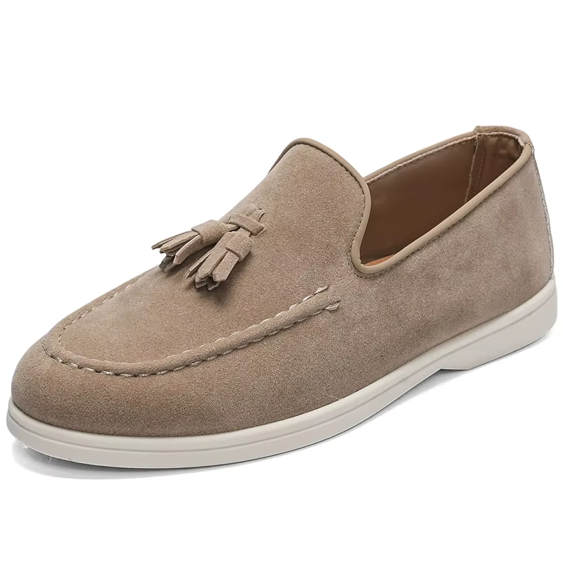 Mode hommes chaussures décontractées en daim cuir hommes classique Style britannique glands mocassin