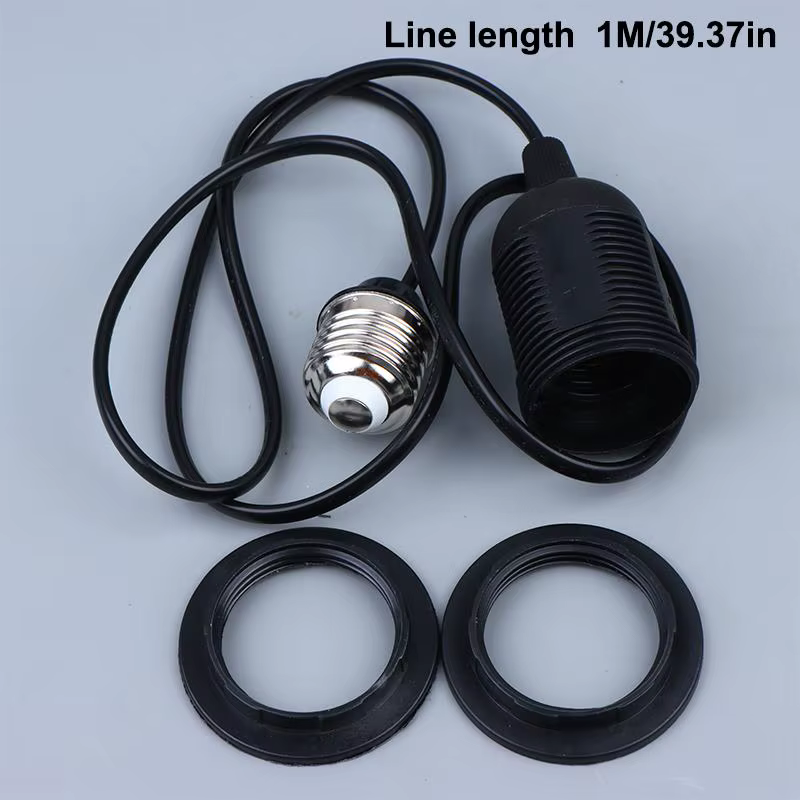 Base de lampe avec cordon d'extension 110-240V, support de lampe extérieur E27 avec cordon d'extensi