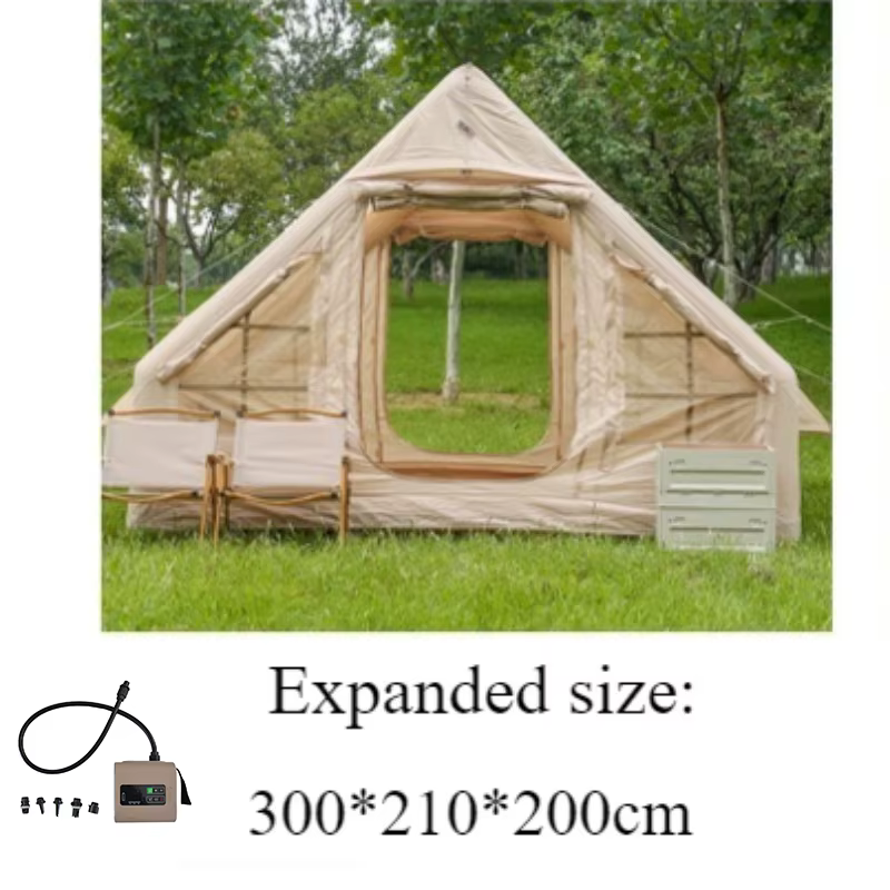 Tente gonflable de maison de cabine familiale de Camping de plage, auvent pliant d'extérieur, tente 