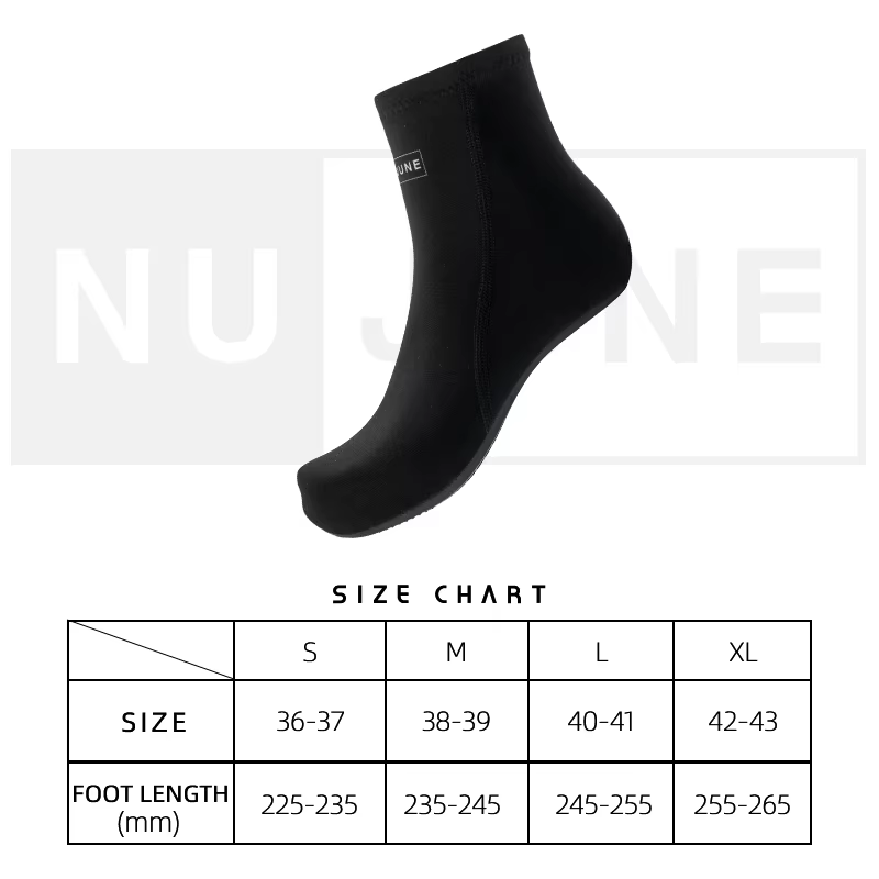Nu-juin chaussures de plongée antidérapantes natation Sport Aqua chaussettes unisexe plage sandale p