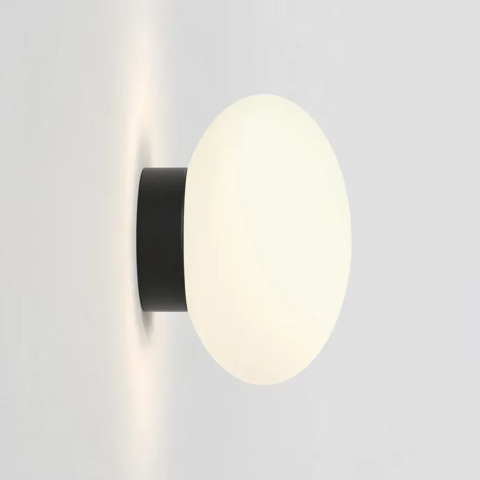 Applique murale blanche moderne en verre, luminaire décoratif d'intérieur, idéal pour une maison, un