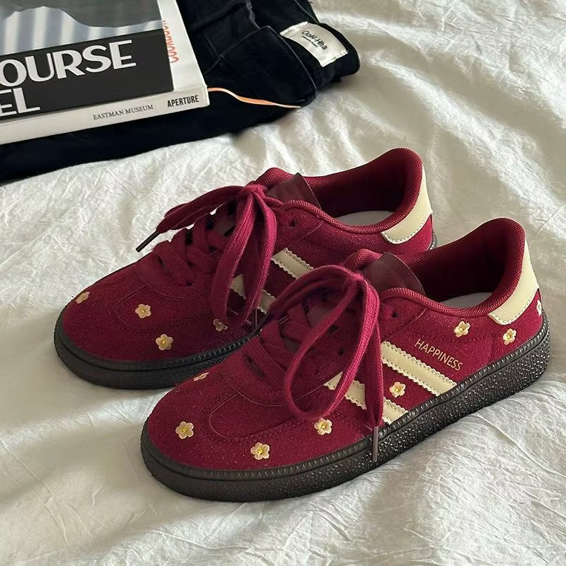 Baskets légères en cuir PU pour femmes, chaussures décontractées à la mode, chaussures Forrest Gump 