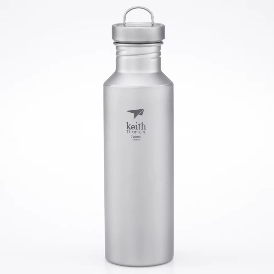 keith – bouteille d'eau en titane, Portable, anti-fuite, avec sac, pour Sport en plein air, voyage, 