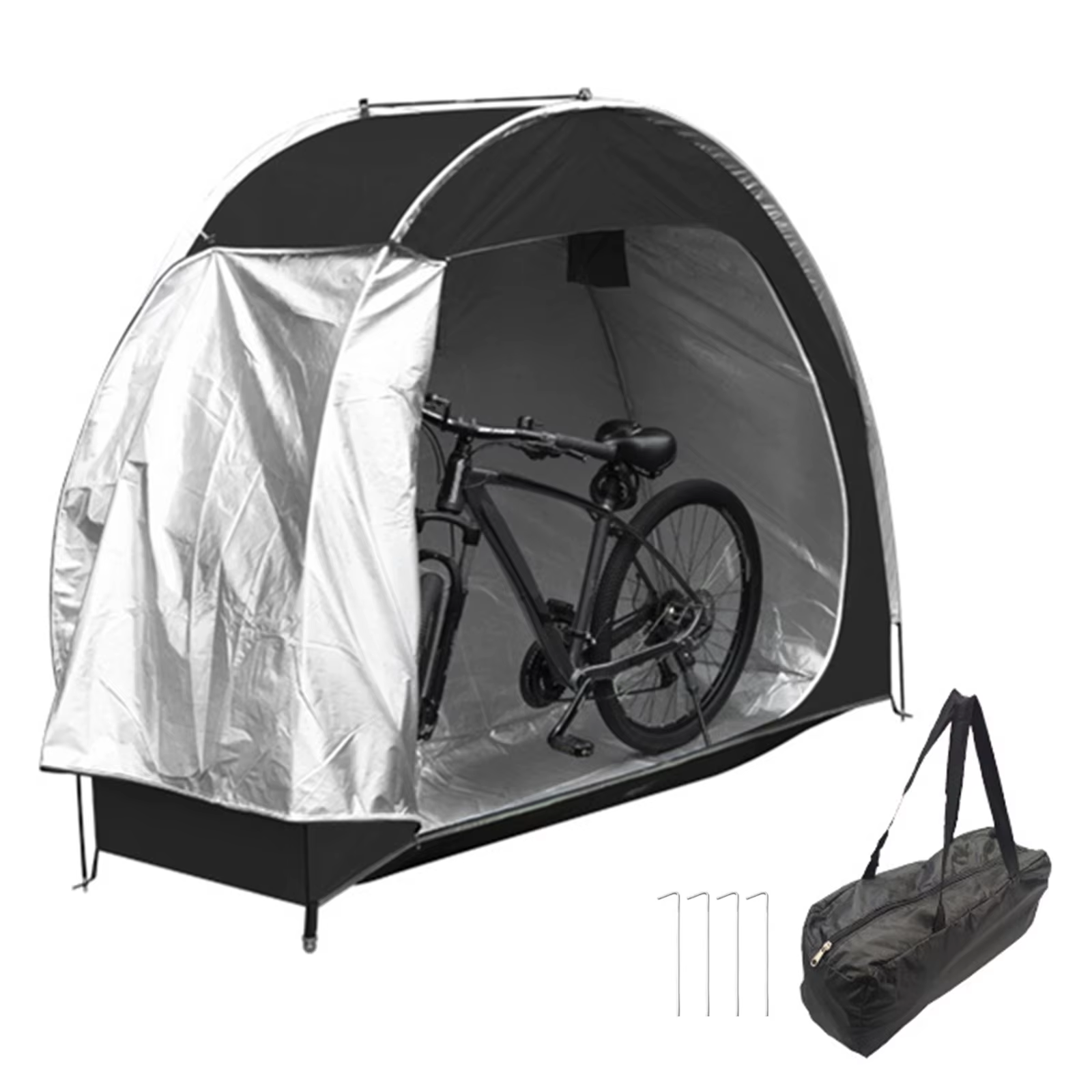 Tente de vélo d'extérieur en tissu Oxford 210D, abri de rangement étanche pour vélos