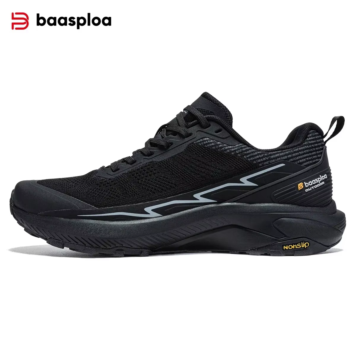 Baasploa – nouvelles chaussures de randonnée pour hommes, baskets légères à lacets en maille, à la m