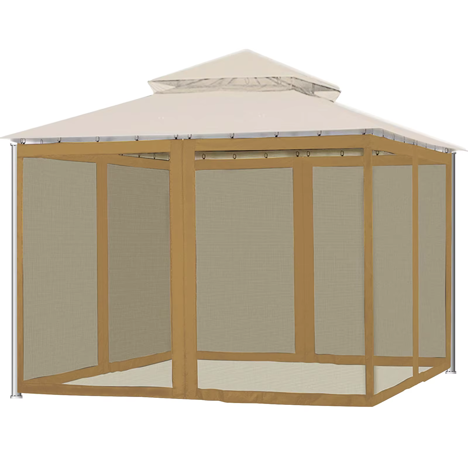 Jardin Patio parapluie tente Camping en plein air moustiquaire maille romain parapluie Net anti-inse