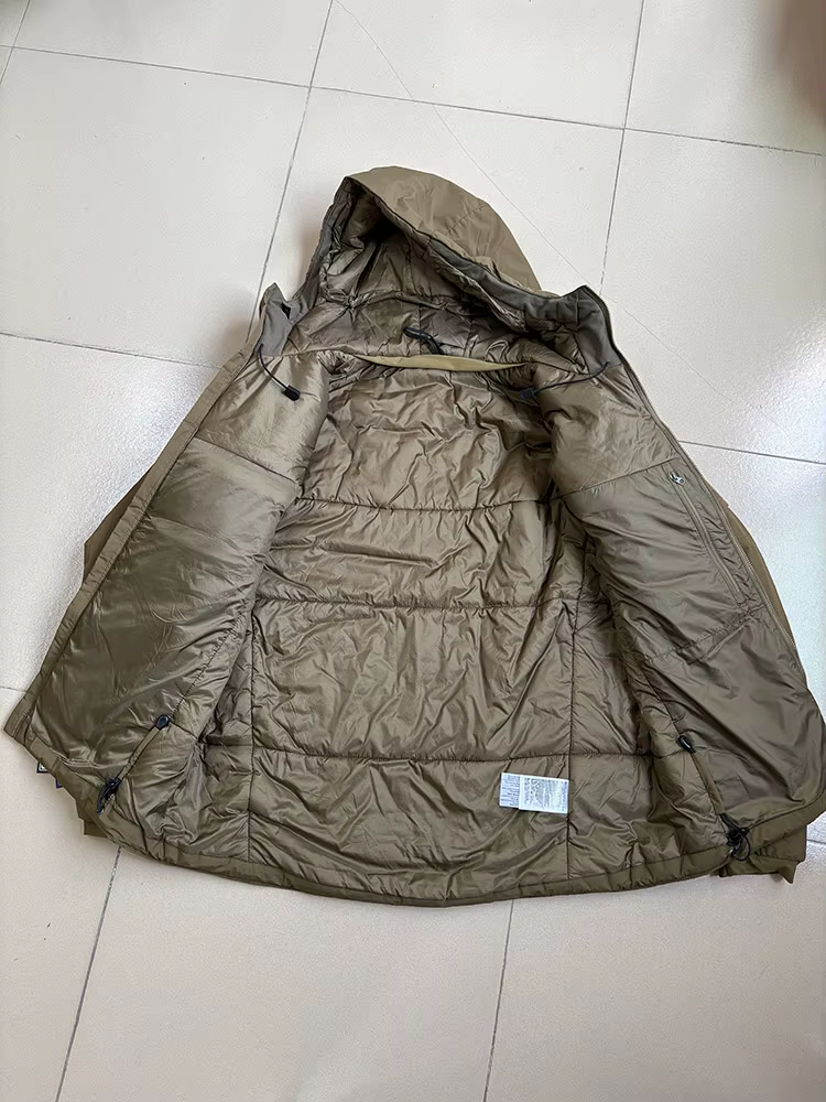 Lea 2-Veste en coton épais pour hommes, imperméable, sweat à capuche coupe-vent, étiquette argentée,