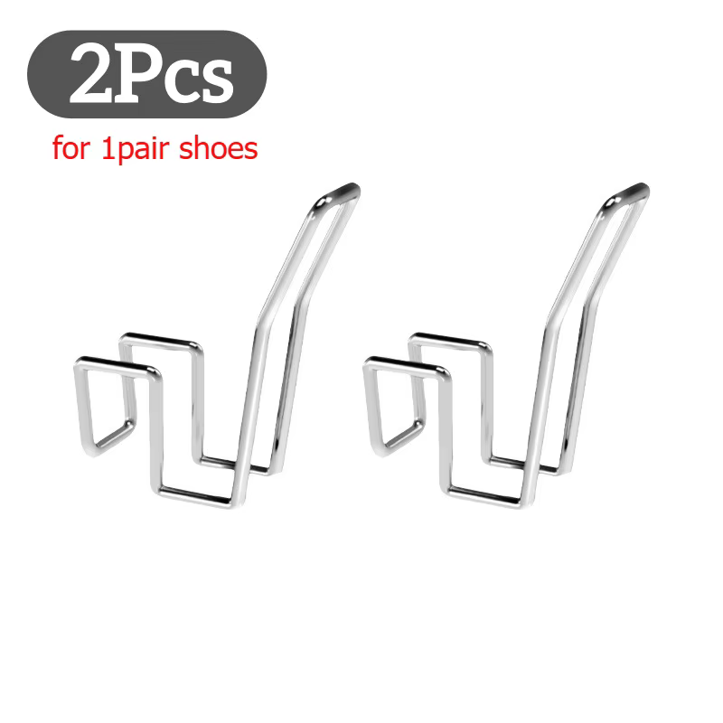 Crochets de séchage pour chaussures en acier inoxydable (2 à 12 pièces) – Support de rangement et pr