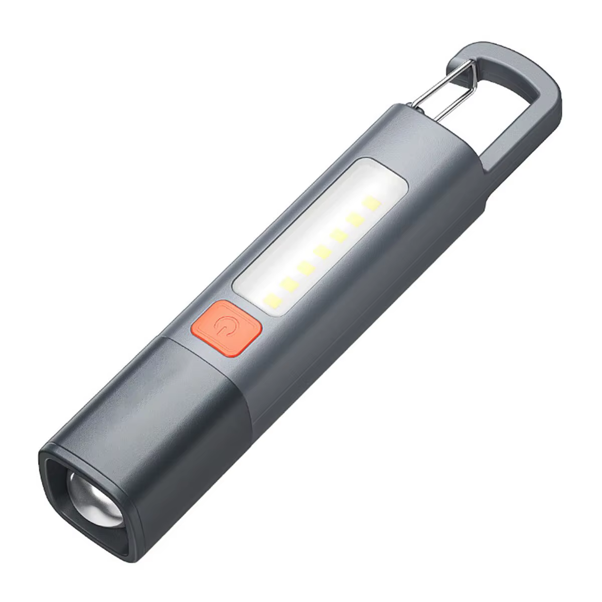 Lampe de poche ABS à éclairage puissant, chargeur USB, petite lampe de poche Portable d'extérieur, l