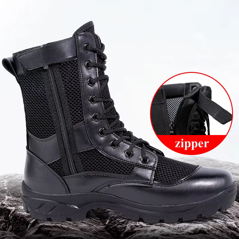Bottes tactiques de Combat en maille respirante Ultra légères pour hommes et femmes, bottes de rando
