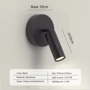 Applique murale LED moderne lampe de chevet pour couloir chambre hôtel nuit livre lampe réglable Rot