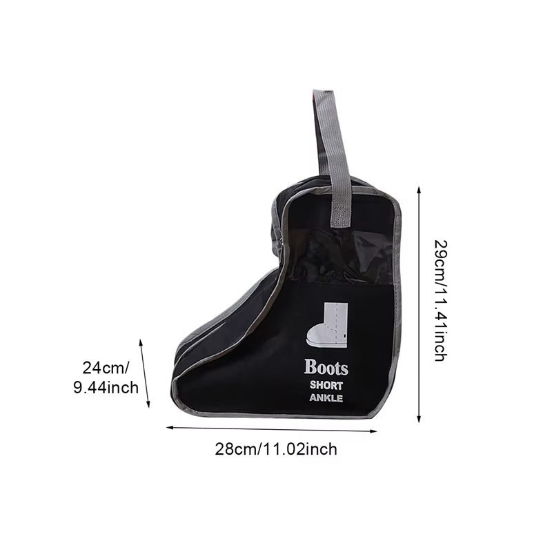 Sacs de rangement portables pour chaussures, bottes de pluie d'équitation, anti-poussière, fermeture
