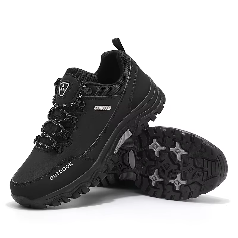 Chaussures de randonnée pour hommes imperméables en plein air basses bottes de randonnée en cuir hom