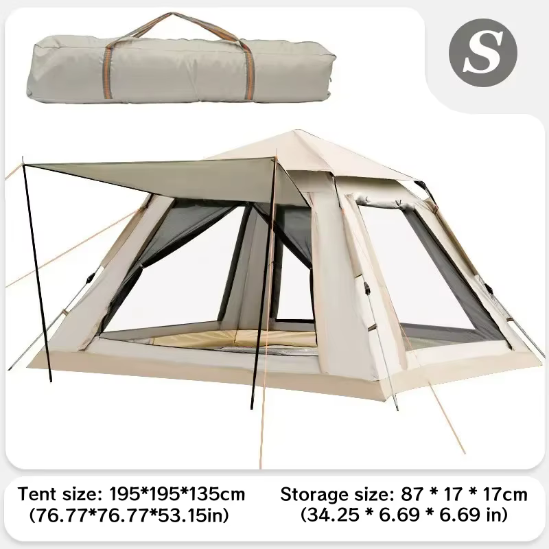 Tente de camping étanche pour 5 à 8 personnes, ouverture automatique et rapide, installation instant