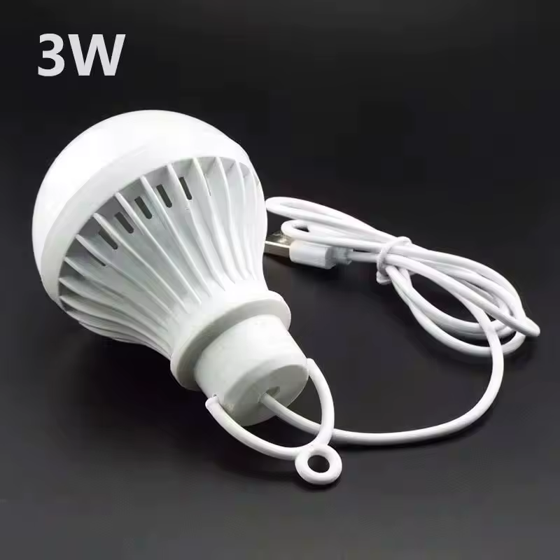 3W 5W 7W USB lampe ampoule Portable Camping lanterne lampe LED puissance lecture livre lumière pour 