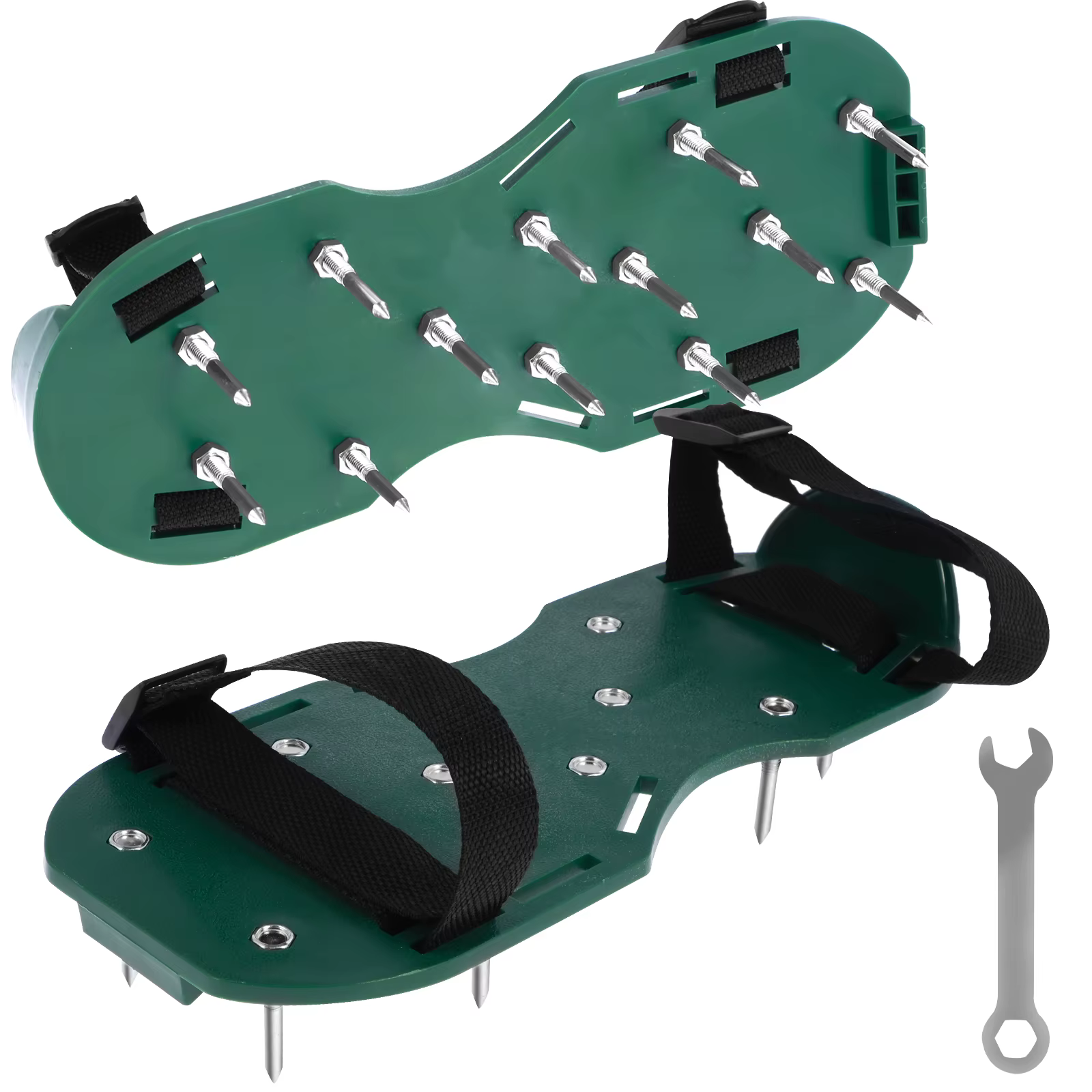 Chaussures d'aérateur de pelouse aérateur de pelouse manuel avec pointe sandales d'aération à pointe