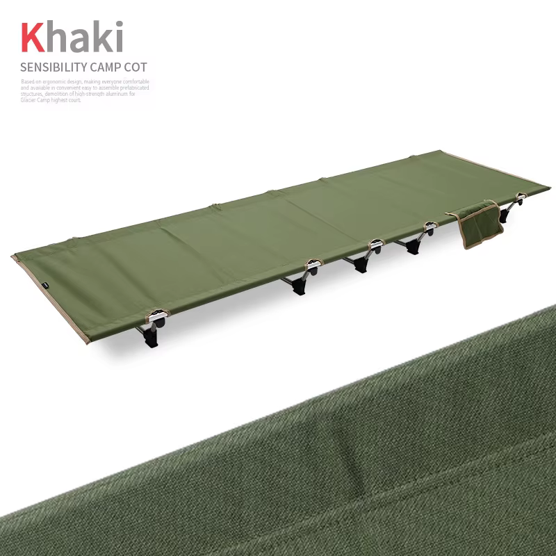Lit pliant de Camping 185cm, tente de couchage extérieure pour une personne