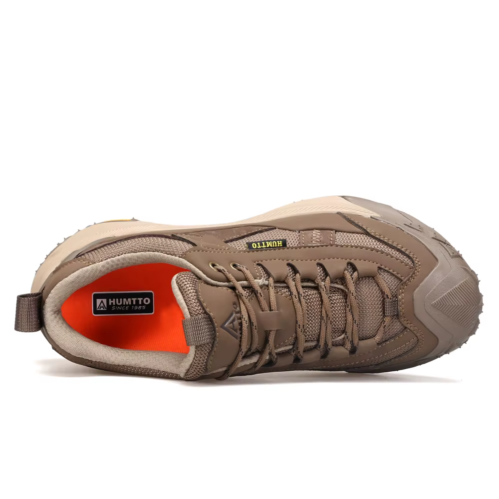 HUMTTO-Bottes de randonnée en cuir pour hommes, Baskets de sport, Chaussures de marche, Escalade, Tr