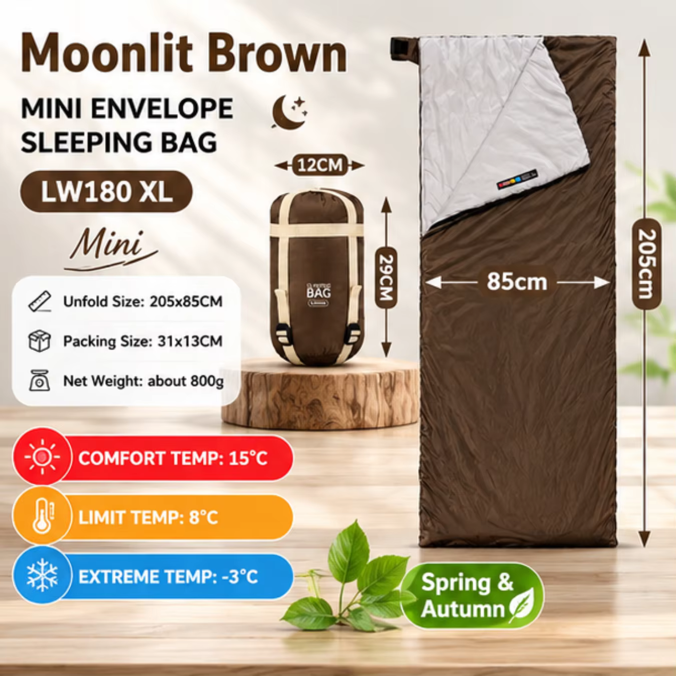 Sac de couchage portable printemps-été ultraléger en coton pour camping, randonnée, backpacking, voy