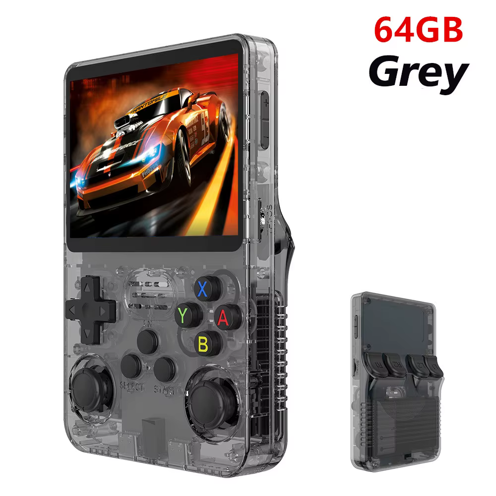 Console de jeu vidéo Portable rétro R36S, écran IPS de 3.5 pouces, 128 go préchargé, lecteur de poch