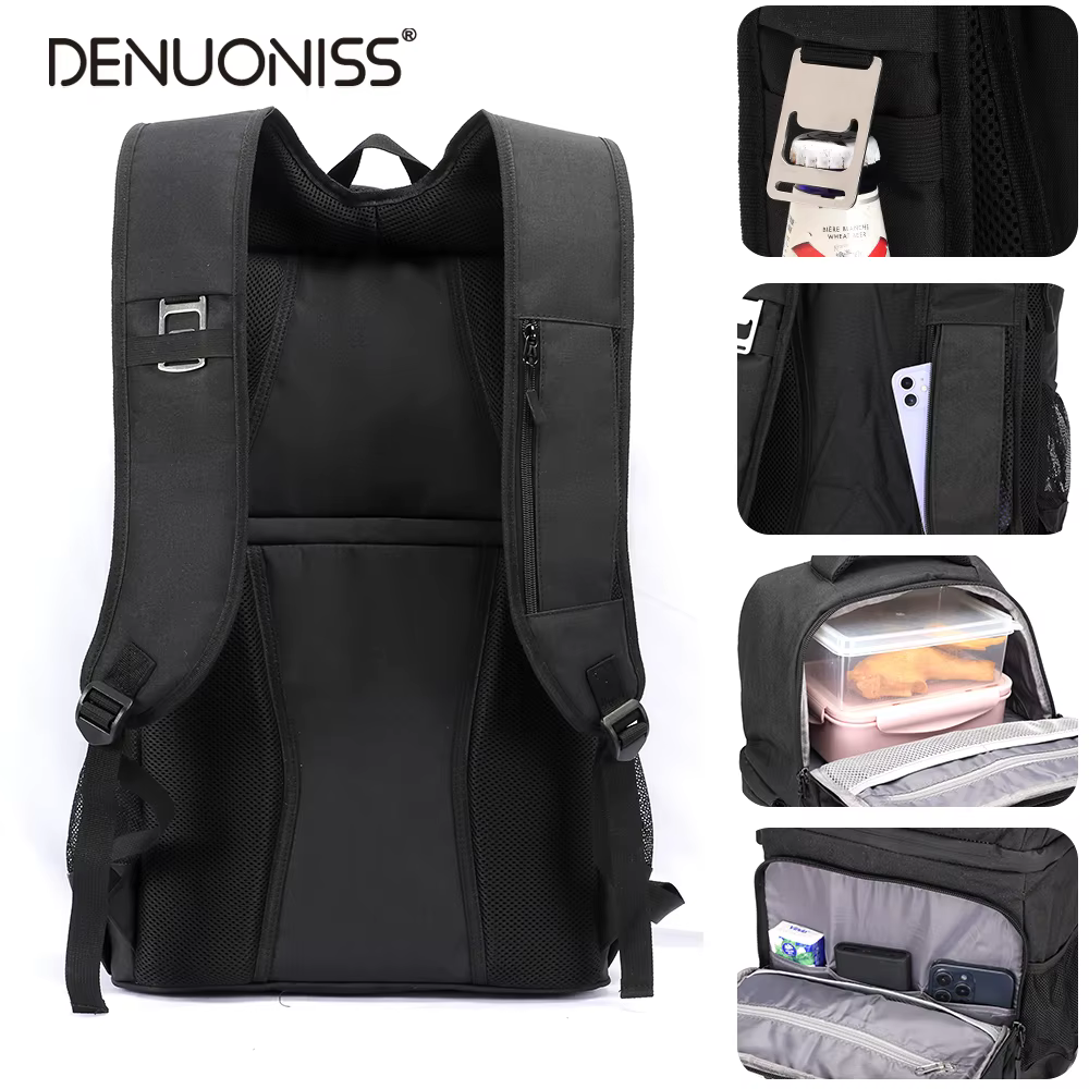 DENUONISS 2-en-1 sac à dos isotherme thermique sac isotherme pique-nique bière sacs isothermes sac d