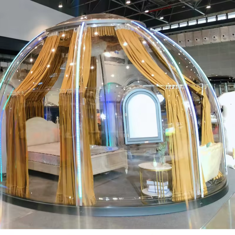 Tente dôme en PVC pour camping en plein air, cabane de jardin, vente en gros d'usine, tente de glamp
