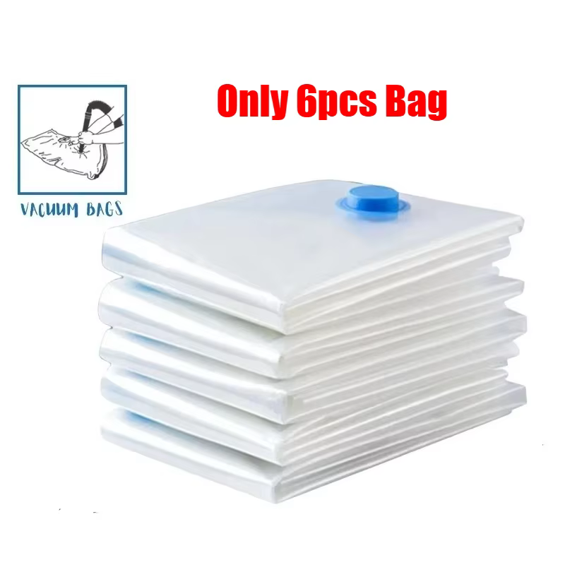 Sac sous vide avec Valve ou pompe pour le stockage de vêtements, grand sac vide à Compression en pla