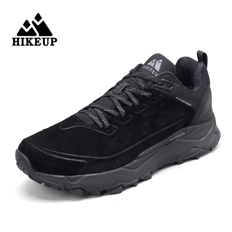 HIKEUP chaussures de randonnée pour hommes Sports de plein air Camping chasse marche chaussure daim 