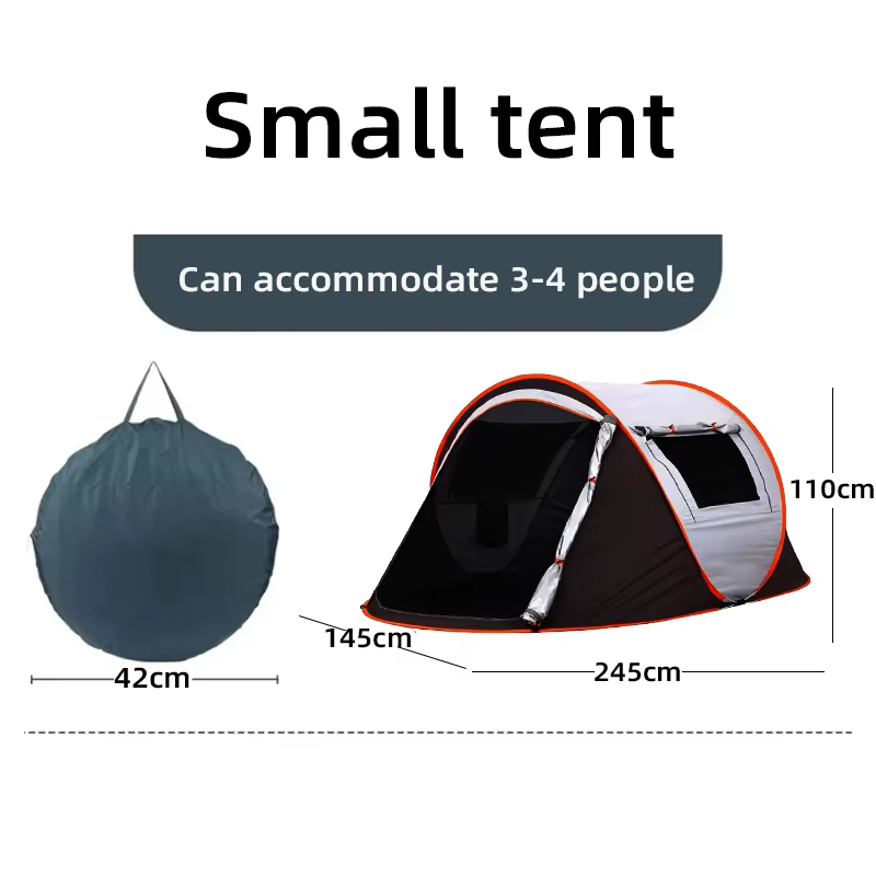 Tente à lancer à main à ouverture rapide pour 5 à 8 personnes, imperméable, pour camping, bateau, ex