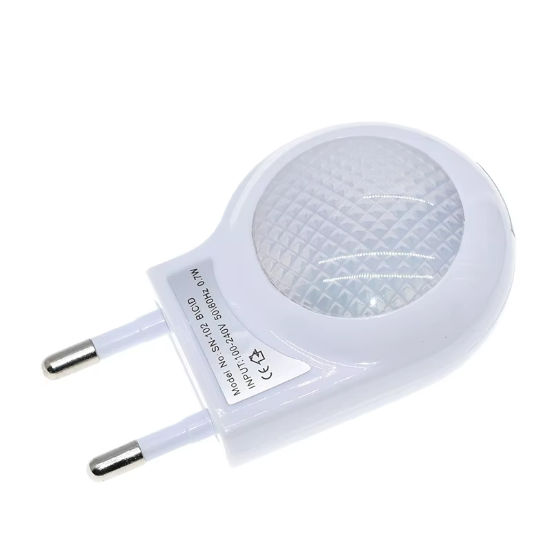 Mini veilleuse LED en forme d'escargot, veilleuse automatique TZT, capteurs de lumière intégrés, con