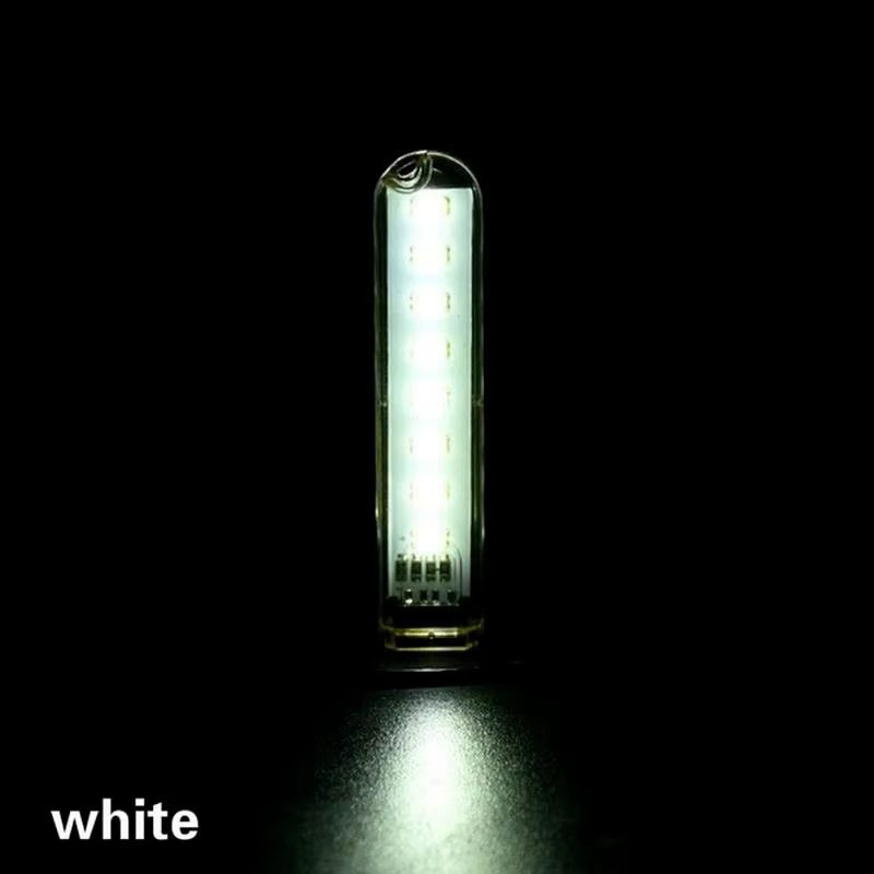 1 pièces 8 LED Mini lampe USB Portable DC 5V Camping USB éclairage pour PC Portable batterie externe