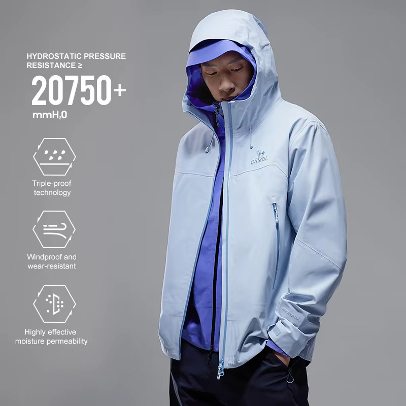 Vestes à coque rigide GOLDEN CAMEL unisexes, coupe-vent professionnels, imperméables, haute performa