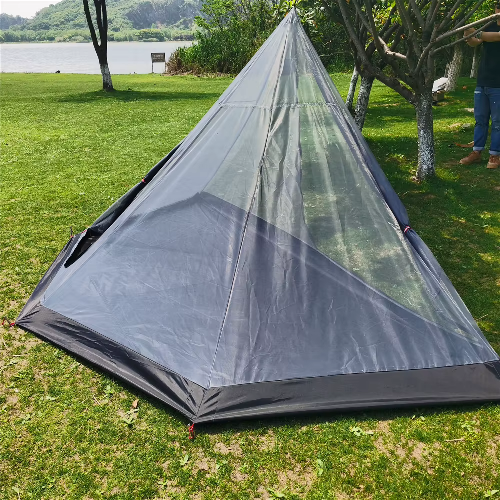 Tente intérieure en mailles anti-buée, tente Dakota idale pour poêle à bois, Tingxue 400, 2-3 Mortga