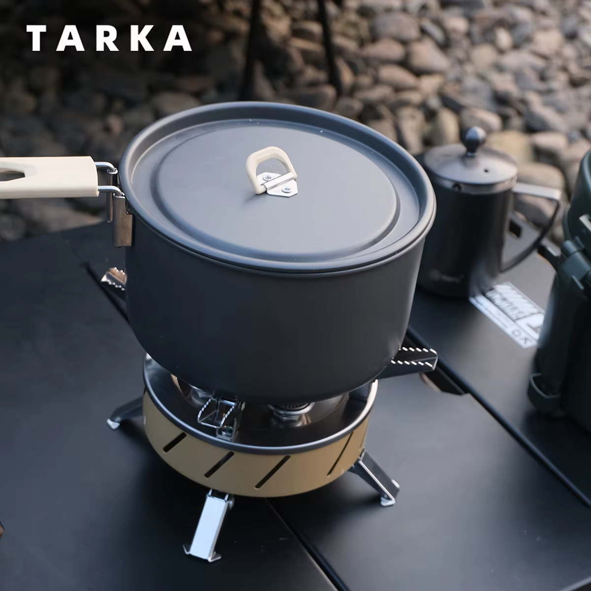 TARKA Camping 5 tête cuisinière à gaz 11800w haute puissance extérieur pliant brûleur à gaz four de