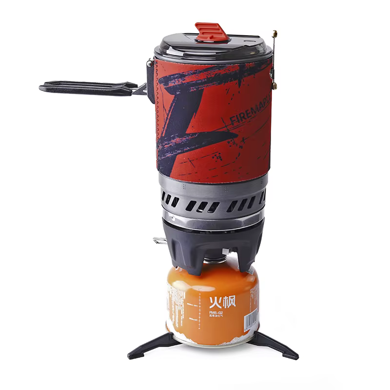 Système de cuisson Portable en érable de feu, réchaud de Camping en plein air, Micro vanne de régula