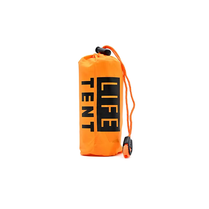 Tente d'urgence isolée pour l'extérieur, imperméable, tente de survie isolée, comprend un sifflet de